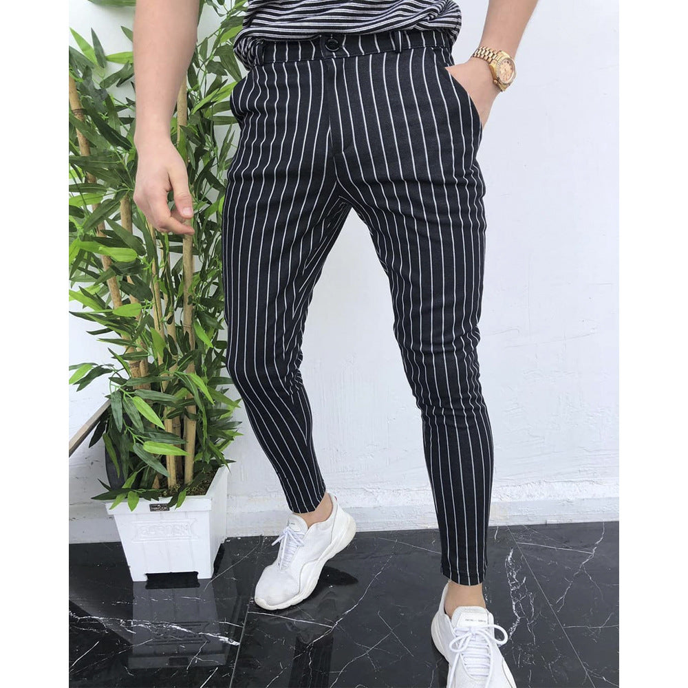 Striped men casual pant