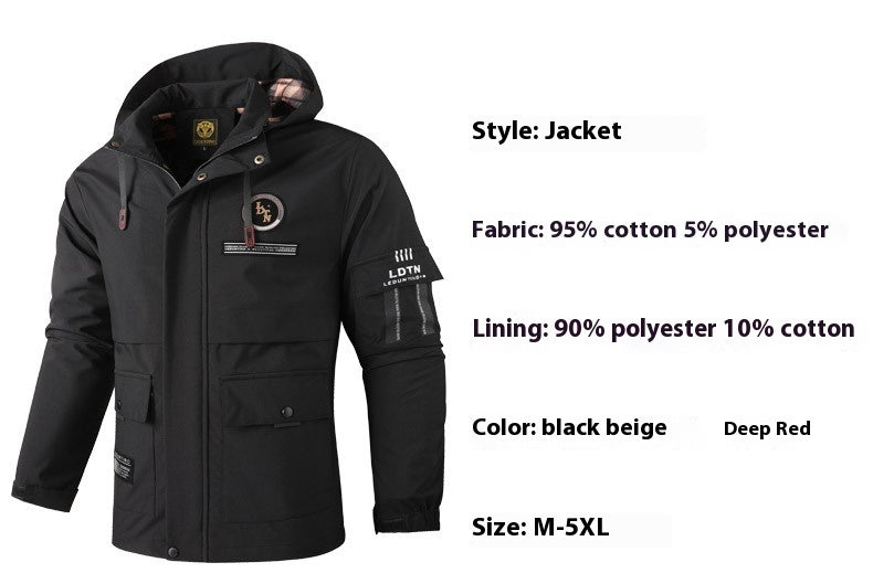 Waterproof Hooded Outdoor jacket for men