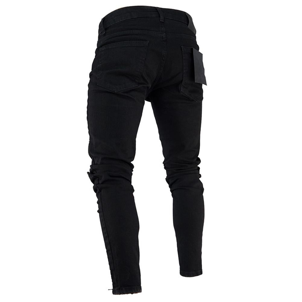 black distressed jeans for men