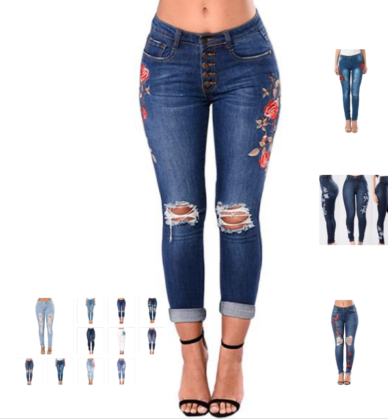 Women Pencil Denim Jeans