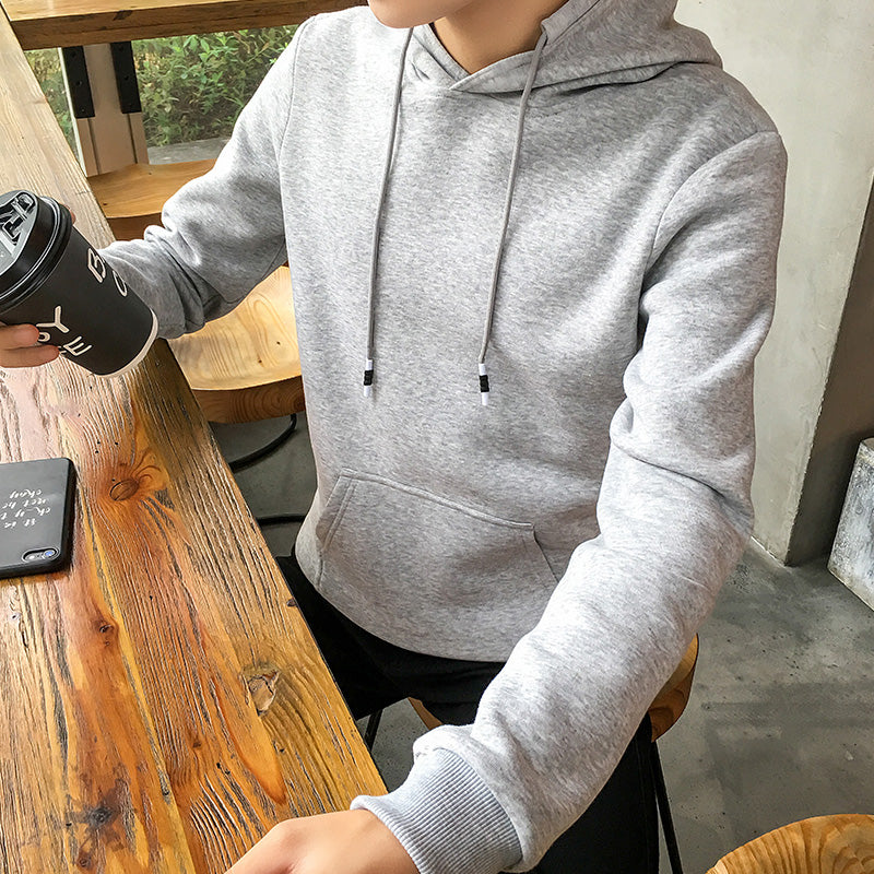 Casual Hooded Fitted Pullover Sweater