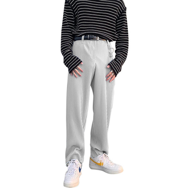 Pantalones casuales de color sólido para hombre