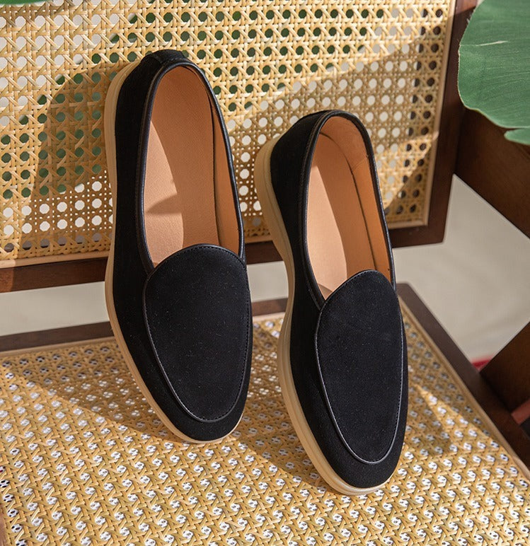 Du Cap Suede Belgian Loafer