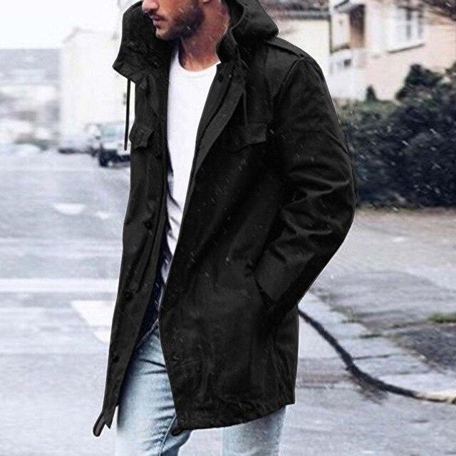 Casual style windbreaker men autumn and winter jacket