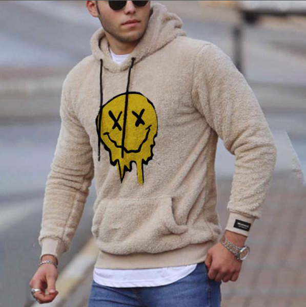 Smiley Men's Hooded Sweater