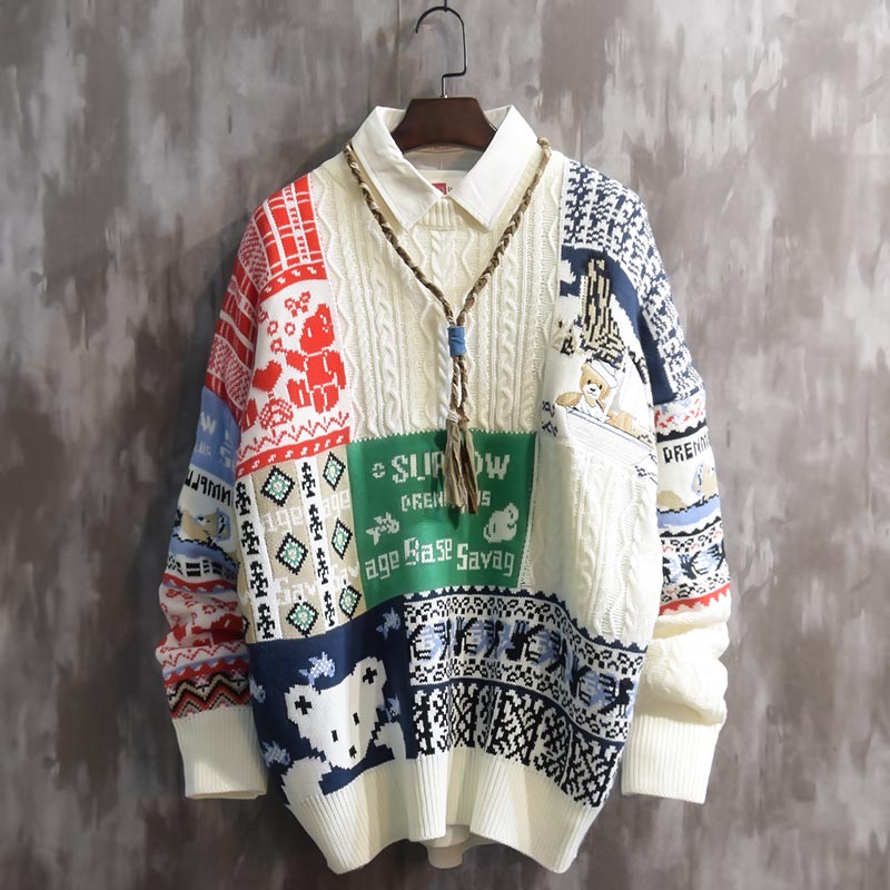 Men's Winter Tide Round Neck Pullover Sweater