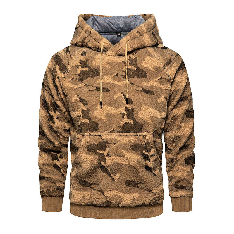 Loose Casual Hooded Pullover Jacket Men