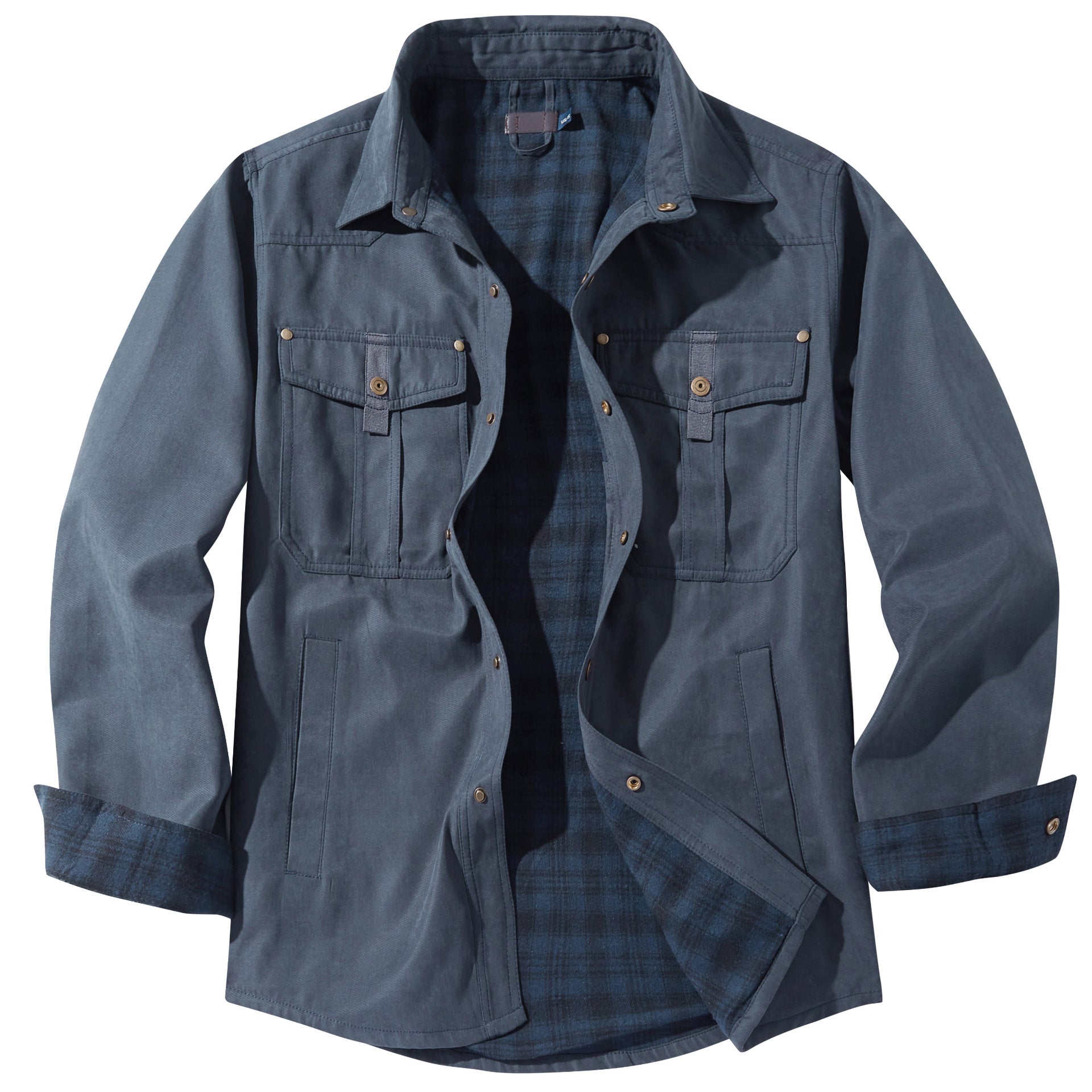 Lapel Plaid Flannel Casual shirt