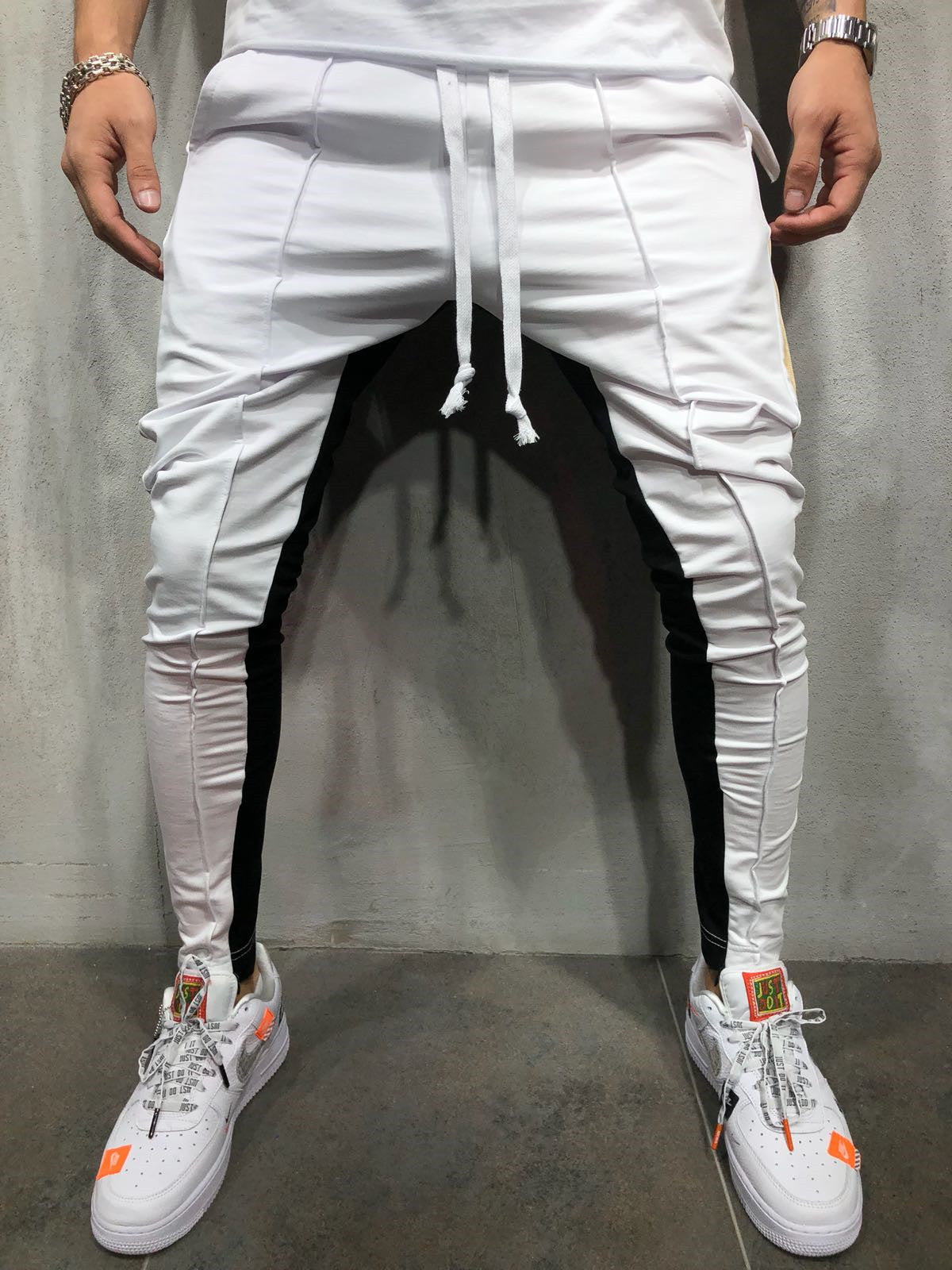 Colorblock hip hop Sweatpant