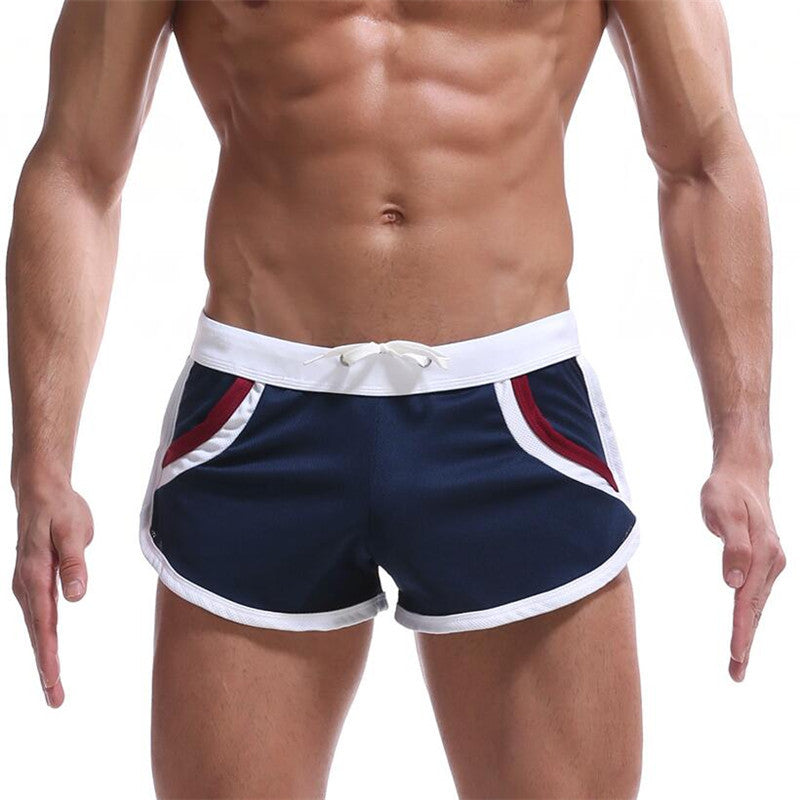 Pantalones cortos deportivos de secado rápido para hombre finos de verano 