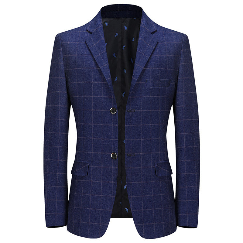 New Leisure plaid Suit jacket For Men