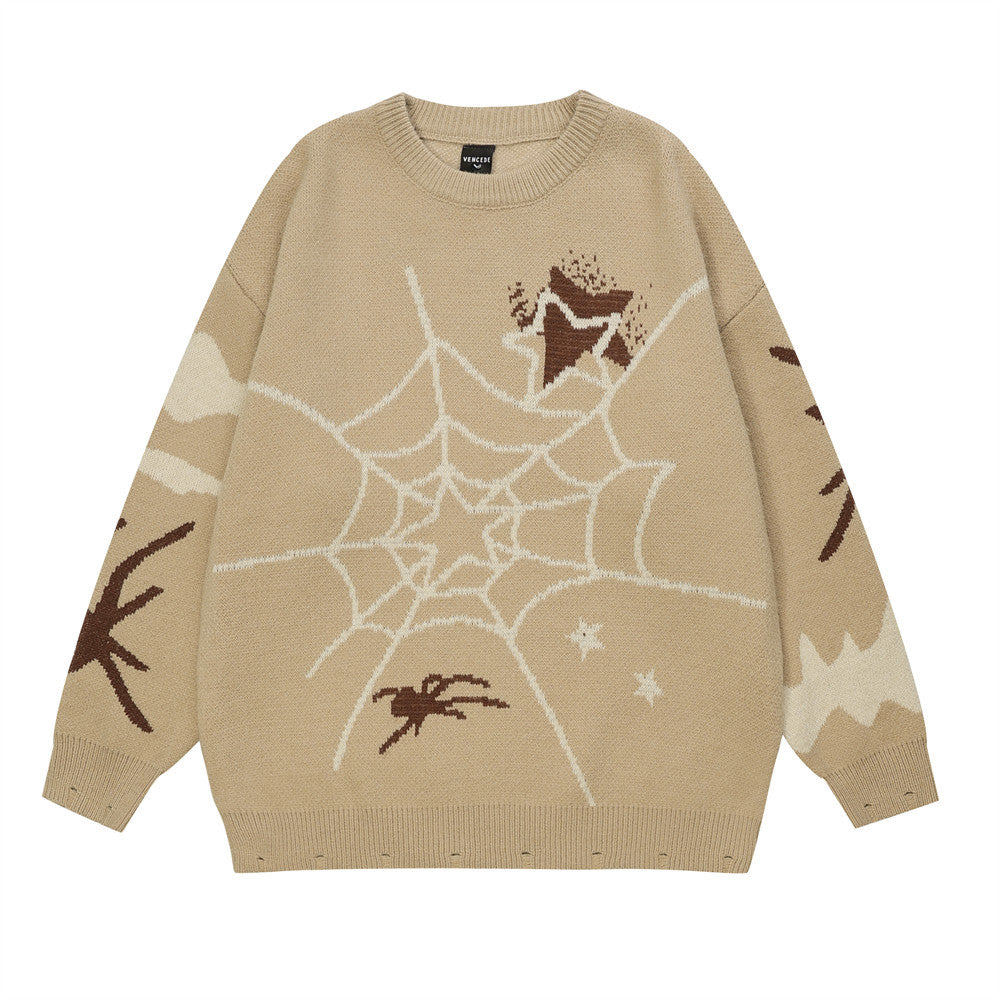 Men's Spider Web Pullover sweater