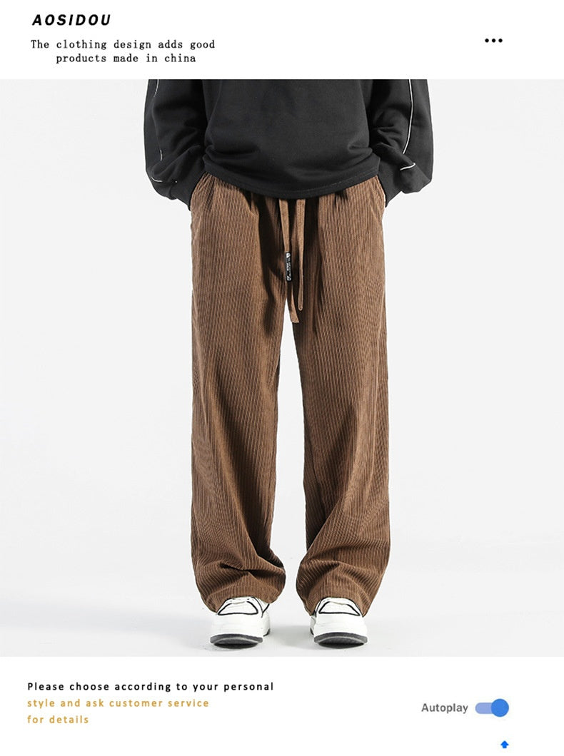 Corduroy Casual Pants men