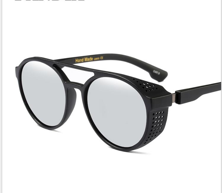 Frosted Sunglasses Retro Double Beam Sunglasses