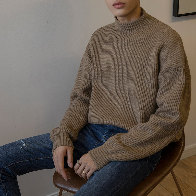 Half-Neck Men's Sweater