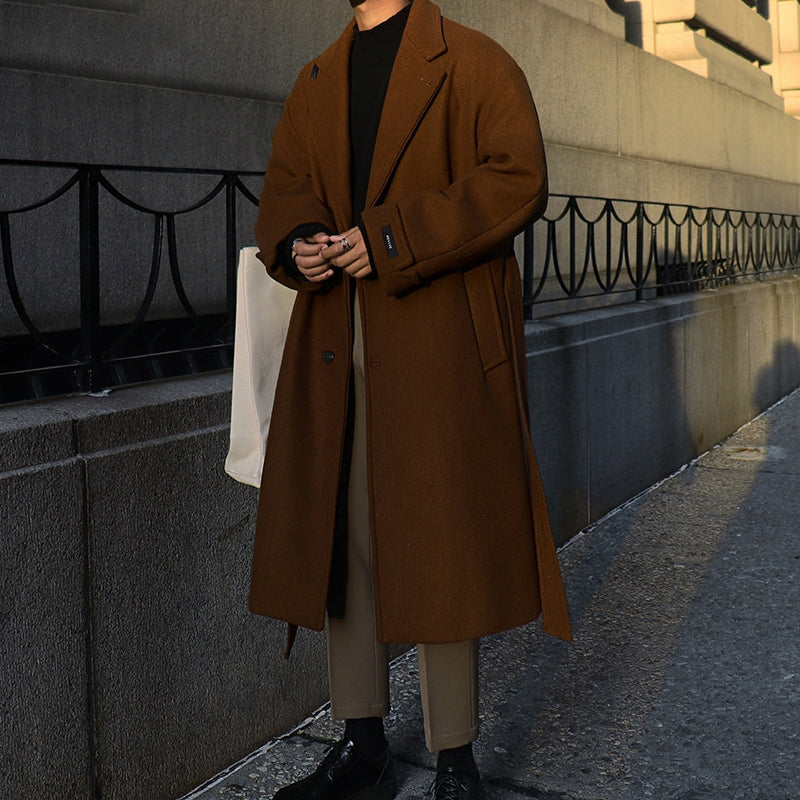 men's Mid-length trench coat