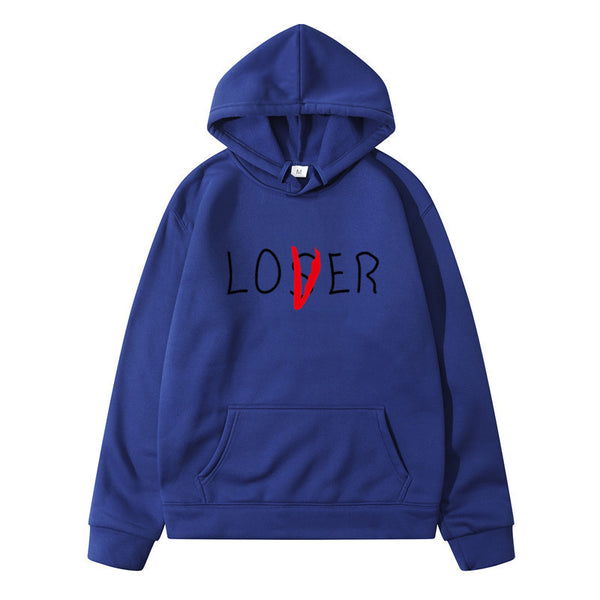 lovers printed Winter hoodies for couples