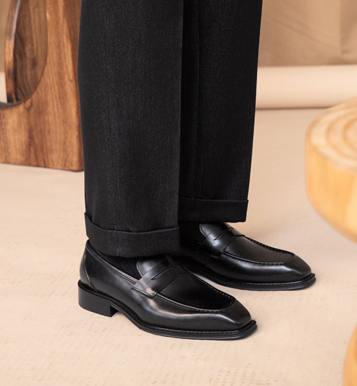 Citi Leather Saddle Loafers