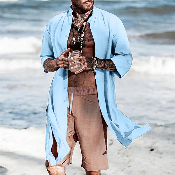 Men's Fashion Linen Cardigan coat