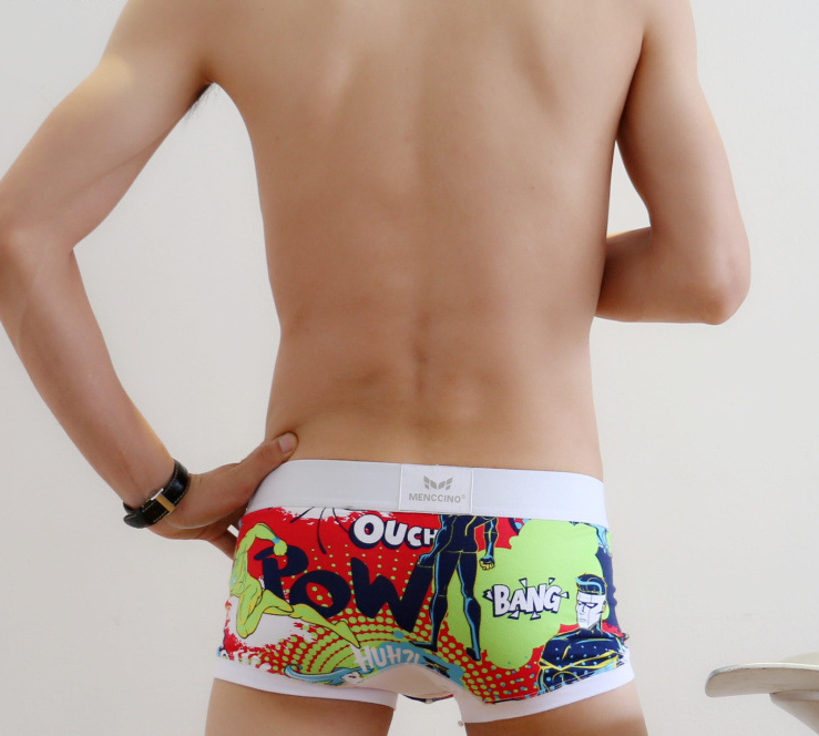 Cartoon boxer briefs for men