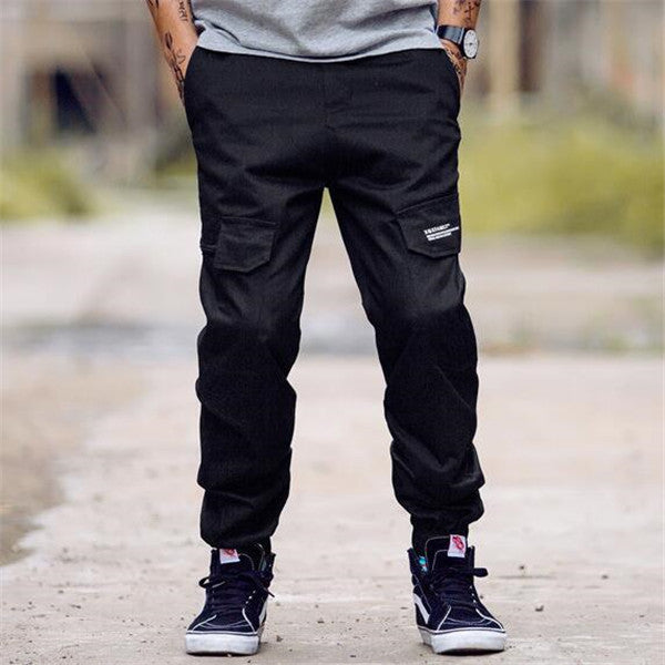 Mens Jogger Harem Pants Street Style Camouflage Slim Fit Trousers