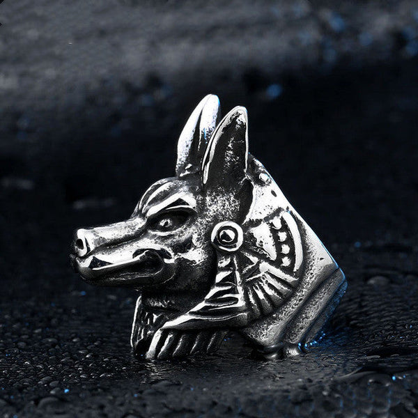 Punk Wolf Ring