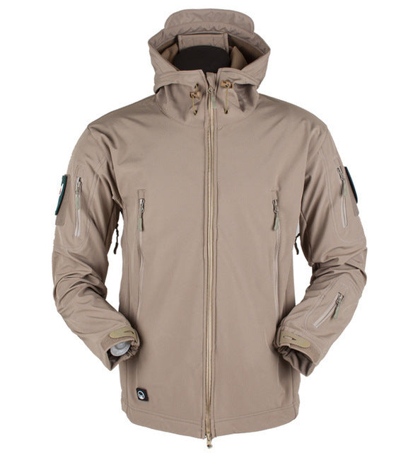 Giacca Soft Shell Uomo Giacca Antivento Con Cappuccio 