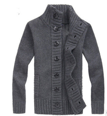 autumn and winter new cardigan sweater men