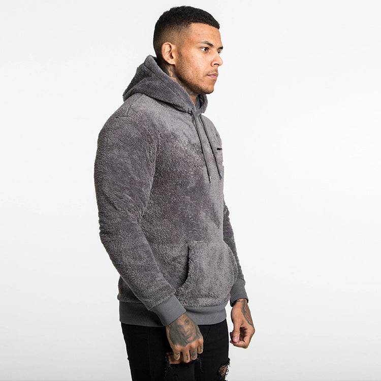 Velvet Padded Hooded Sweater