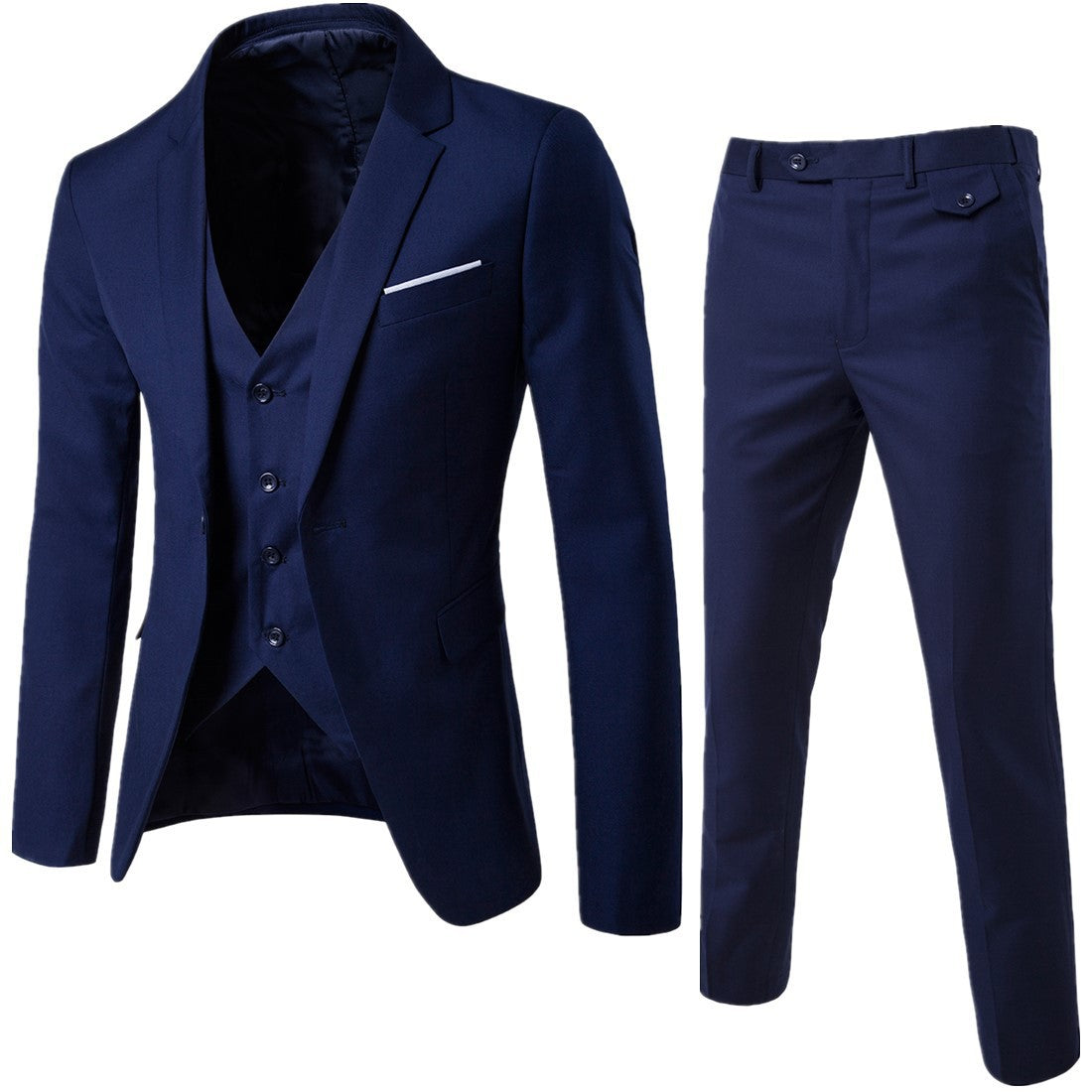 Spring Casual bridegroom wedding suit men