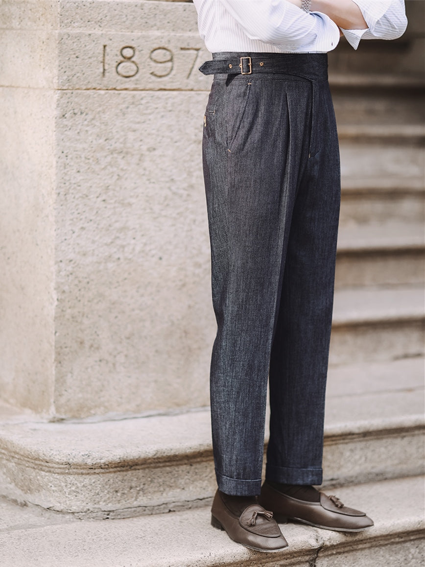 Denim Napolitana Ghurka Trousers