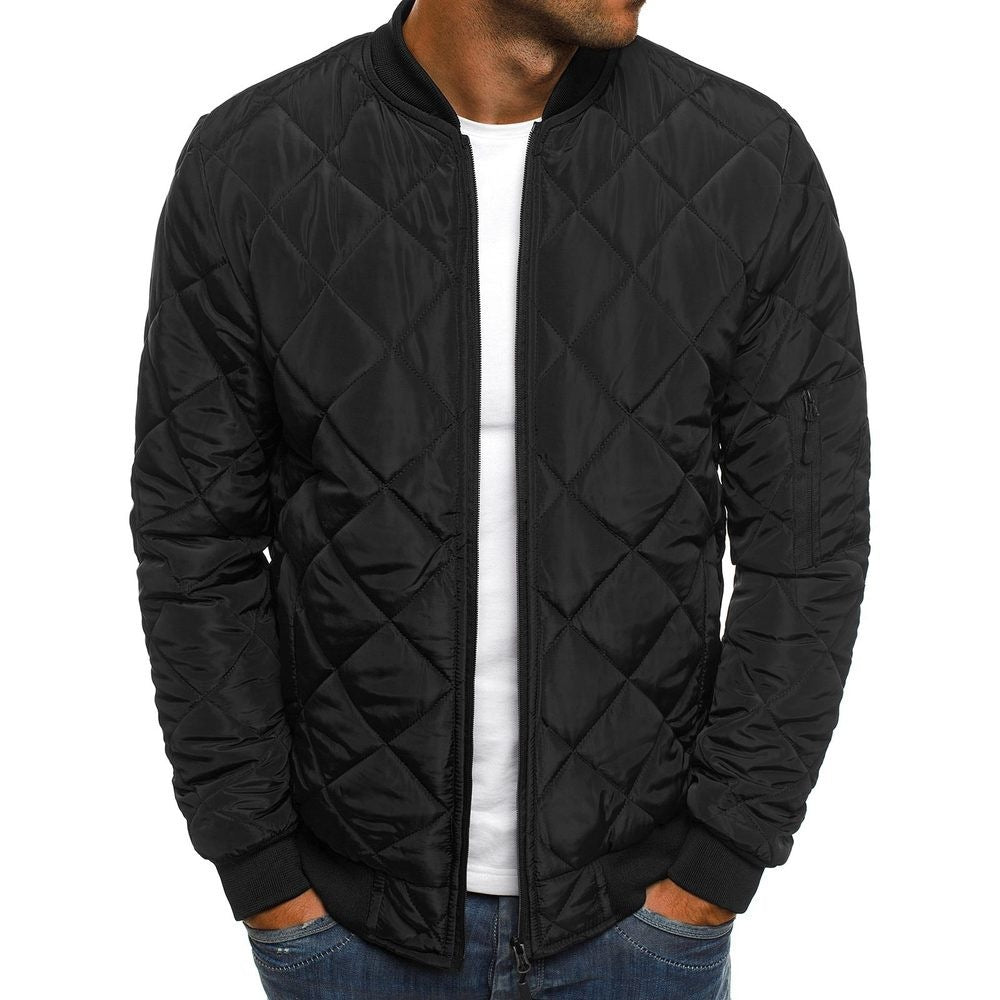 Diamond Stitched Padded Jacket