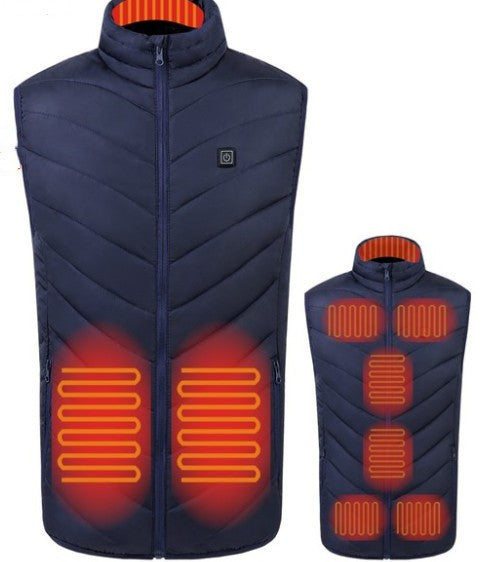 Heated Vest Smart Electric Heating waistcoat men