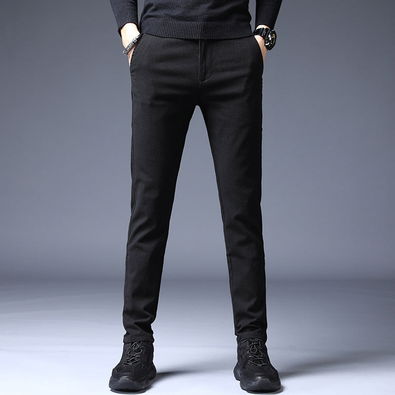 Slim casual men's pants