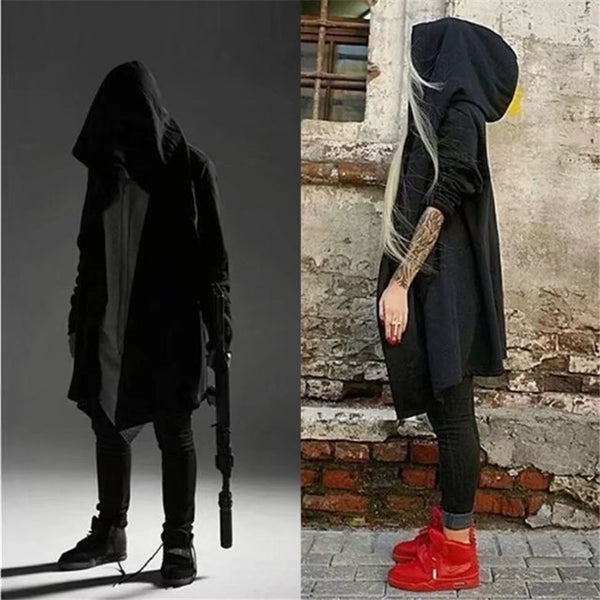 Mid-length Men's Hooded Cape Cloak