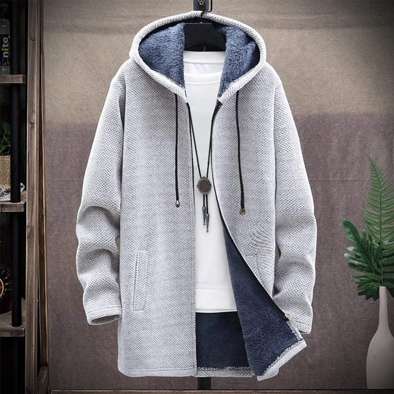 Men's hooded padded sweater