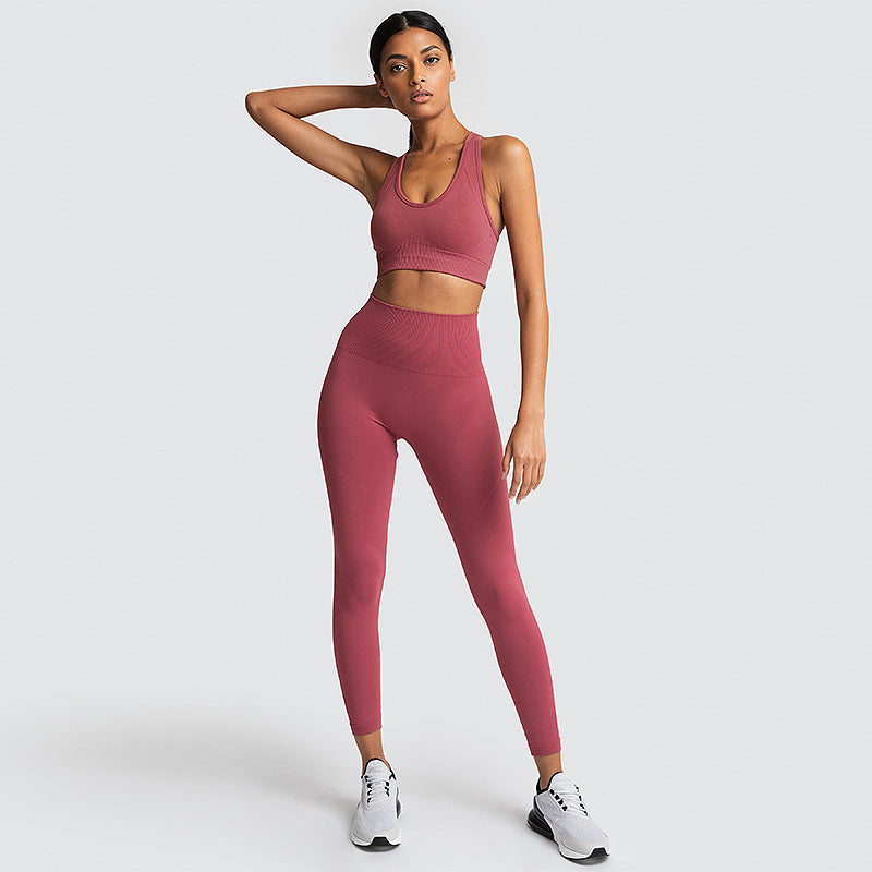 Seamless Gym Set Nylon Sportswear