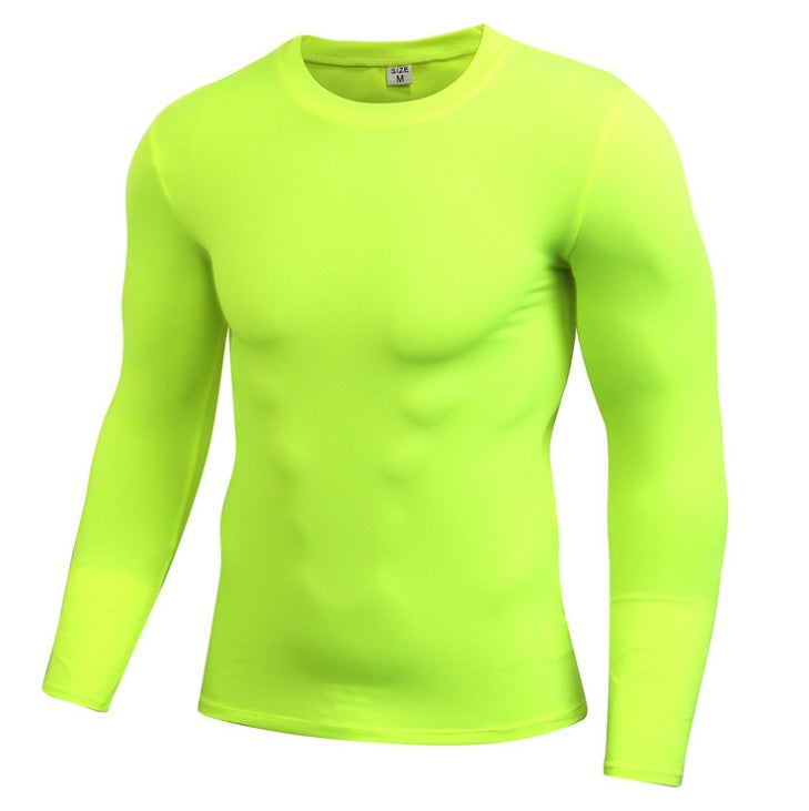 Men's Blank Long Sleeve Compression t-shirt for gym