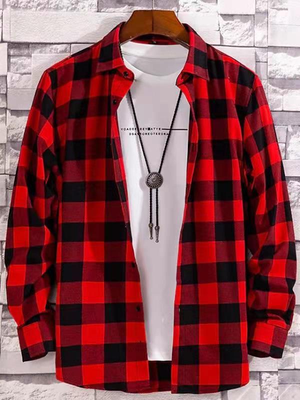 Long Sleeved Men's flannel Shirt