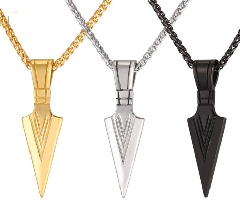 Spear Necklace Men