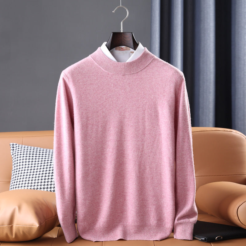 Men's Half High Collar Sweater