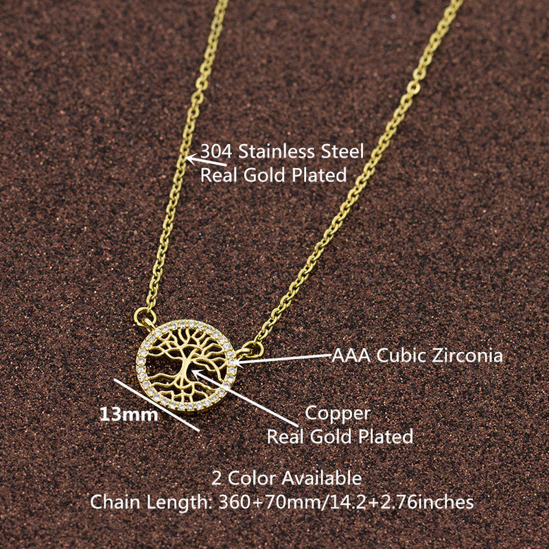 Life Tree Pendant Necklace men