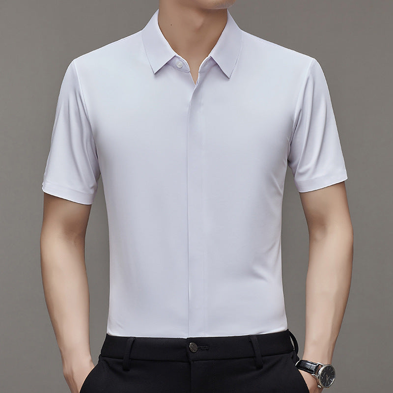 Seamless Men's Business Casual Shirt