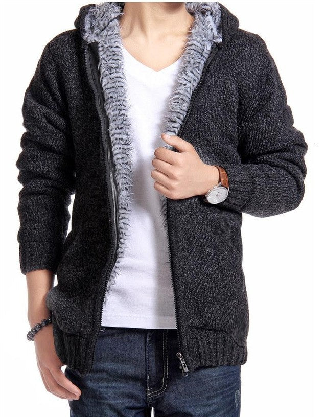 Autumn and Winter Men's knit jacket