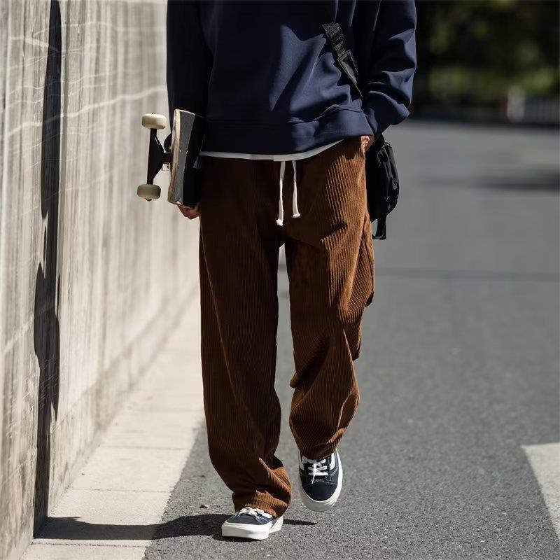 Men's Loose Leisure Corduroy Pants