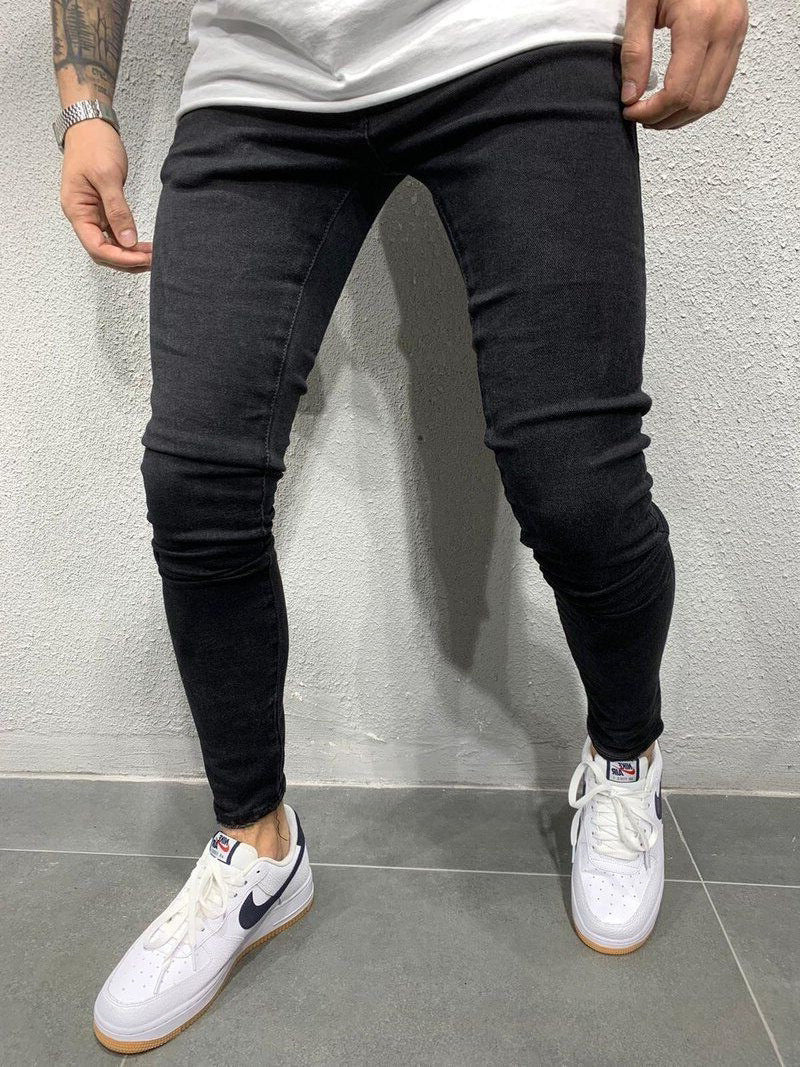 Men's casual stretch jeans