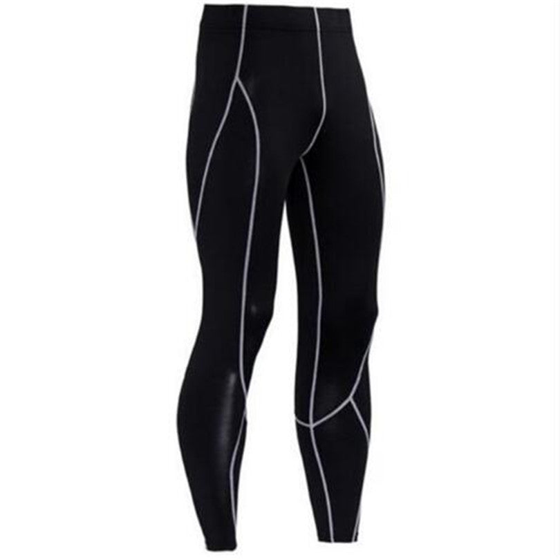 Tight-fitting Men's Stretch, Breathable And Quick-drying Football Basketball Leggings