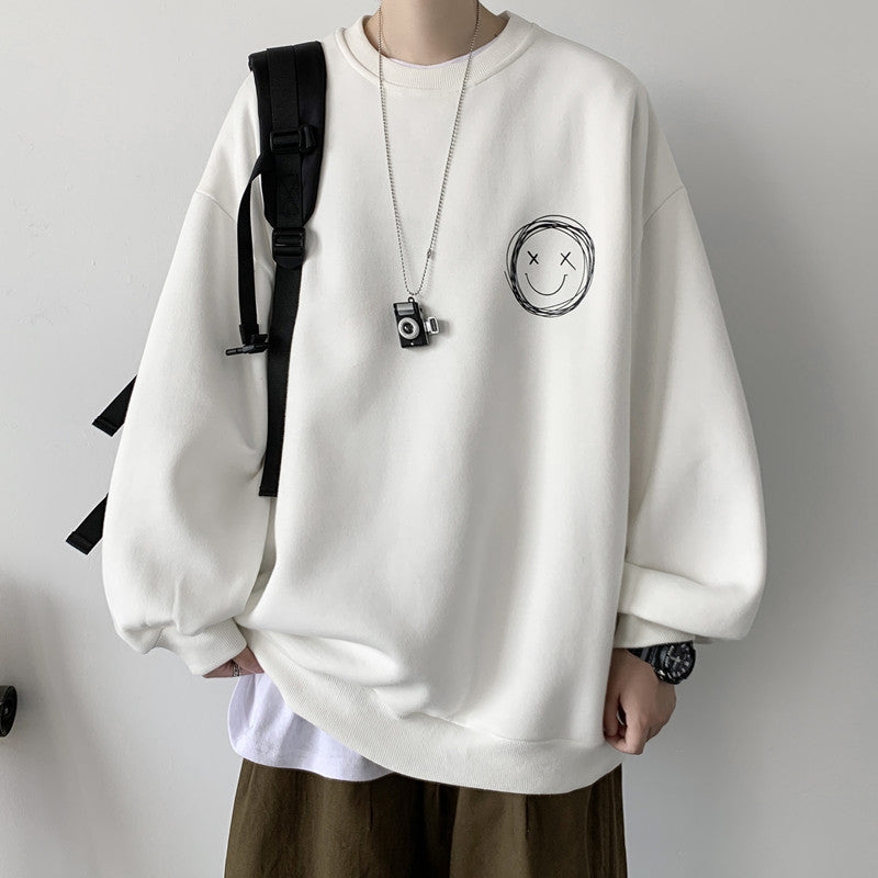 Loose Top Trendy All-match Hiphop High Street sweatshirt