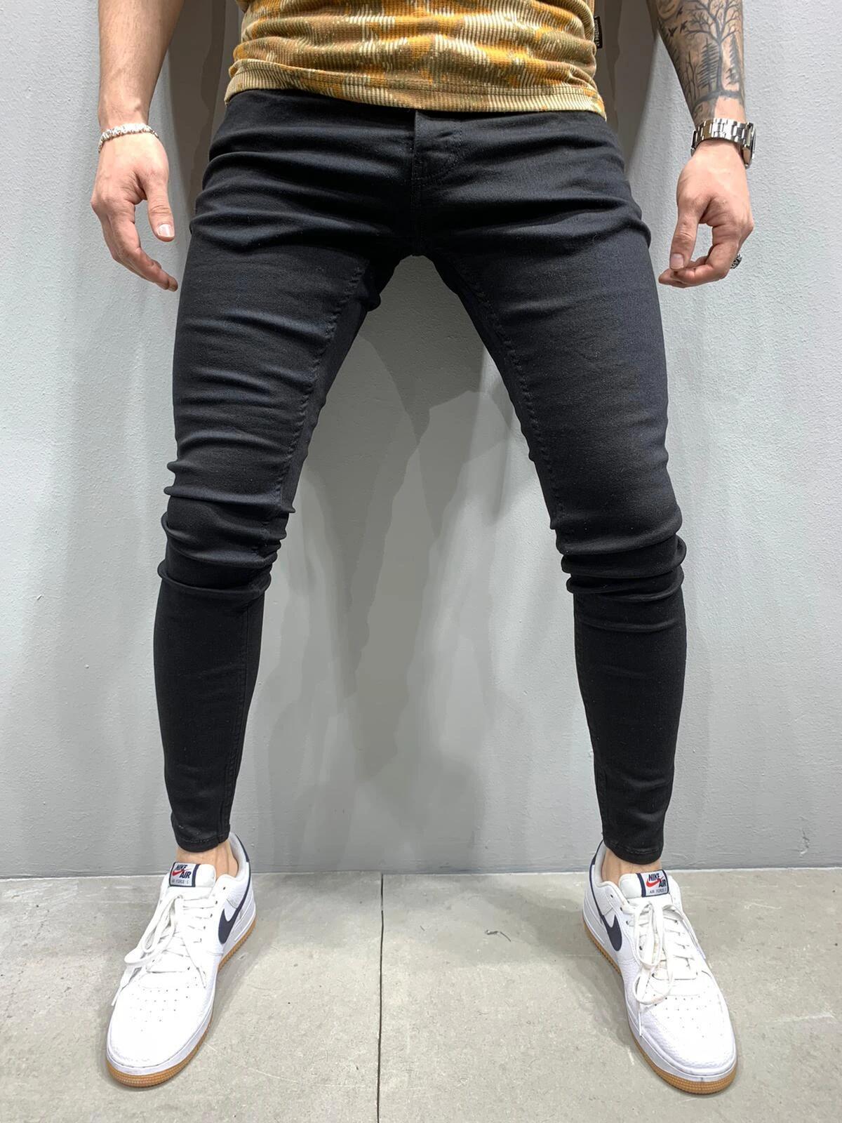 Men's casual stretch jeans