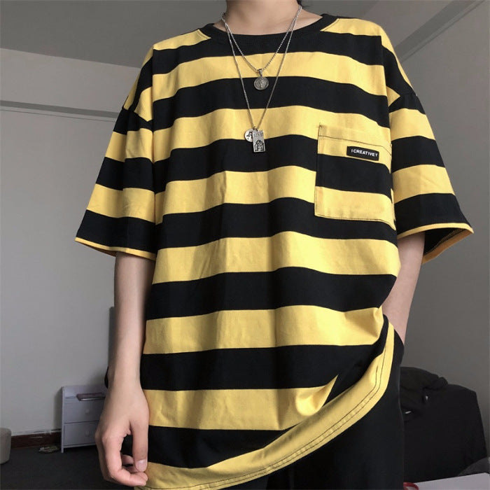 Striped short sleeve t-shirt